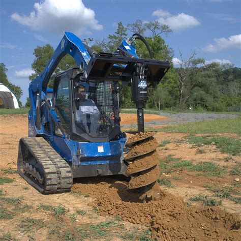 skid steer mounted drill rig|best auger for skid steer.